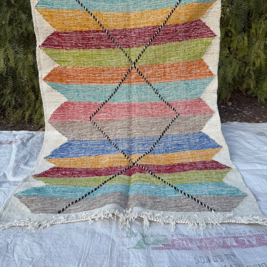 Authentic Moroccan Atlas Berber Rug – Handmade Wool Carpet by Berber Women