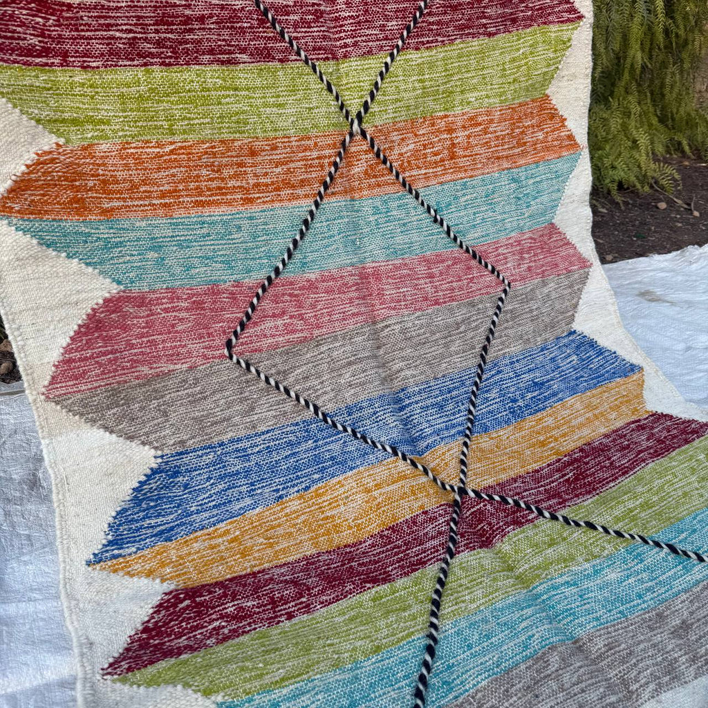 Authentic Moroccan Atlas Berber Rug – Handmade Wool Carpet by Berber Women