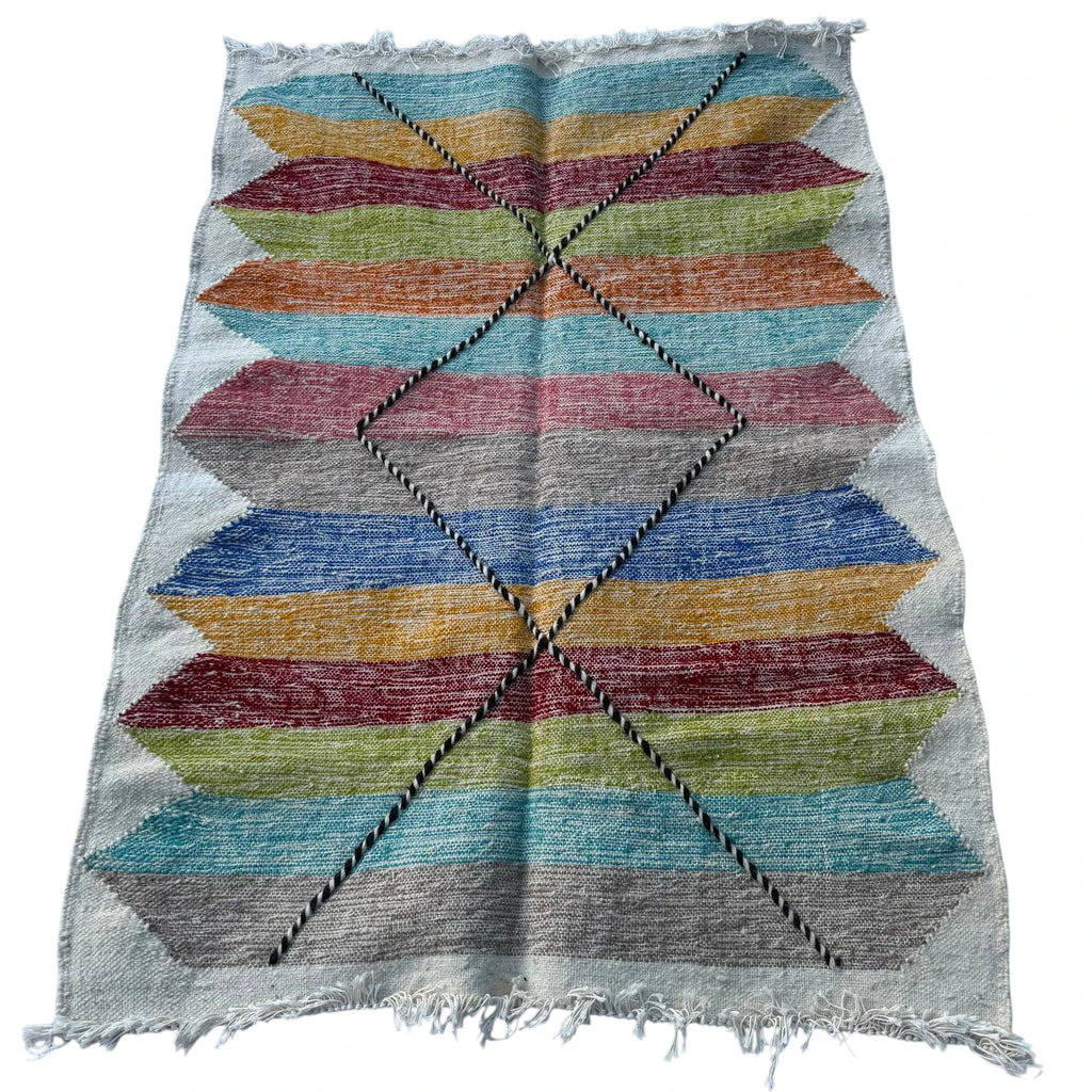 Authentic Moroccan Atlas Berber Rug – Handmade Wool Carpet by Berber Women