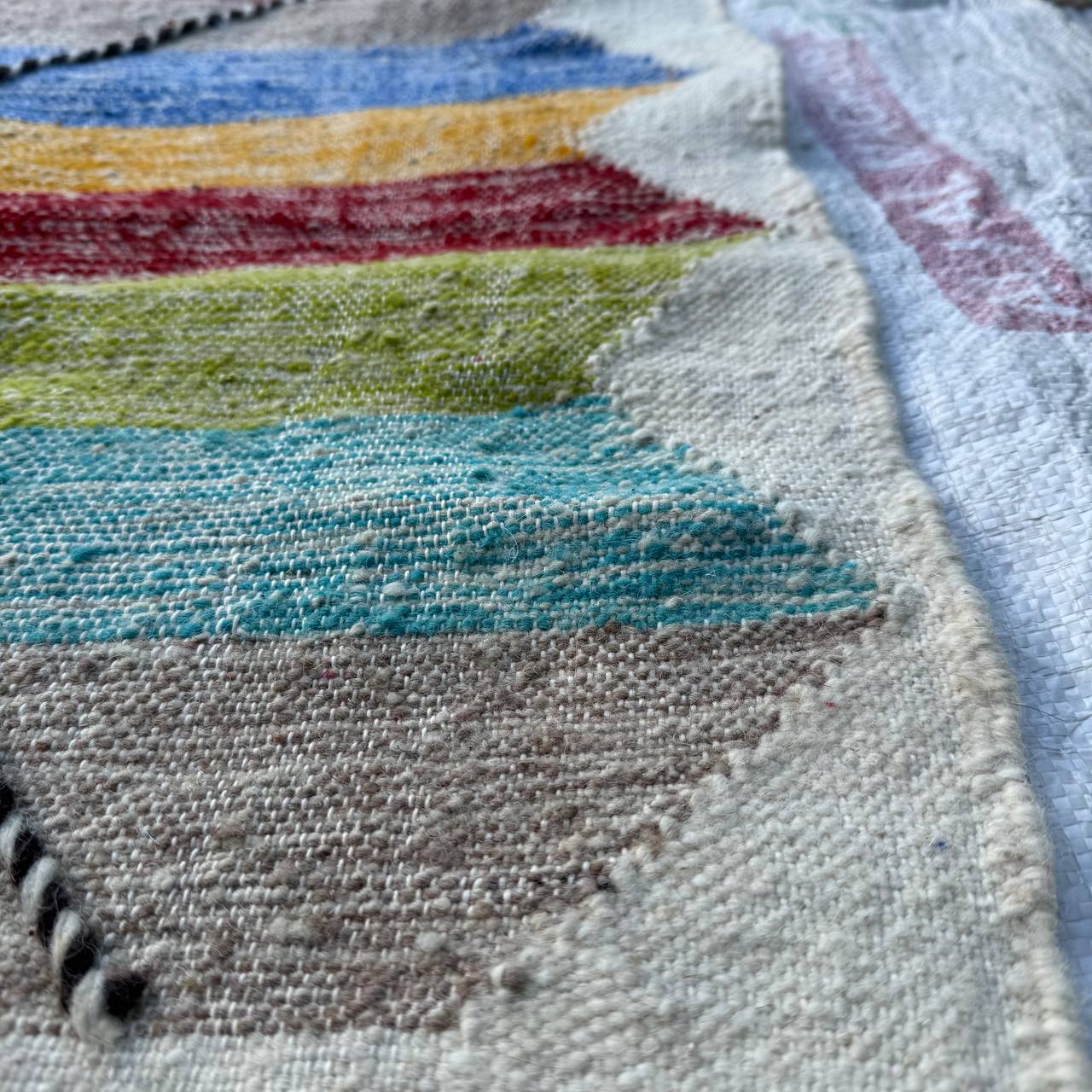 Authentic Moroccan Atlas Berber Rug – Handmade Wool Carpet by Berber Women