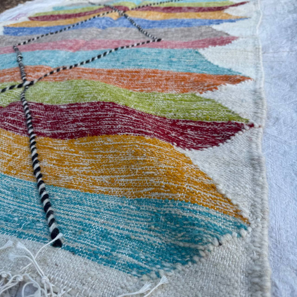Authentic Moroccan Atlas Berber Rug – Handmade Wool Carpet by Berber Women