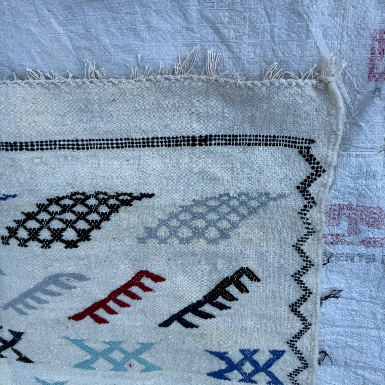 Authentic Moroccan Atlas Berber Rug – Handmade Wool Carpet by Berber Women