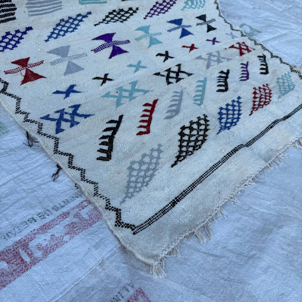 Authentic Moroccan Atlas Berber Rug – Handmade Wool Carpet by Berber Women