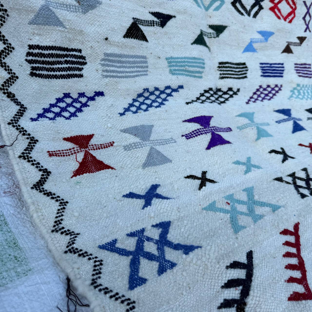 Authentic Moroccan Atlas Berber Rug – Handmade Wool Carpet by Berber Women