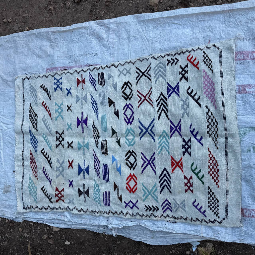 Authentic Moroccan Atlas Berber Rug – Handmade Wool Carpet by Berber Women