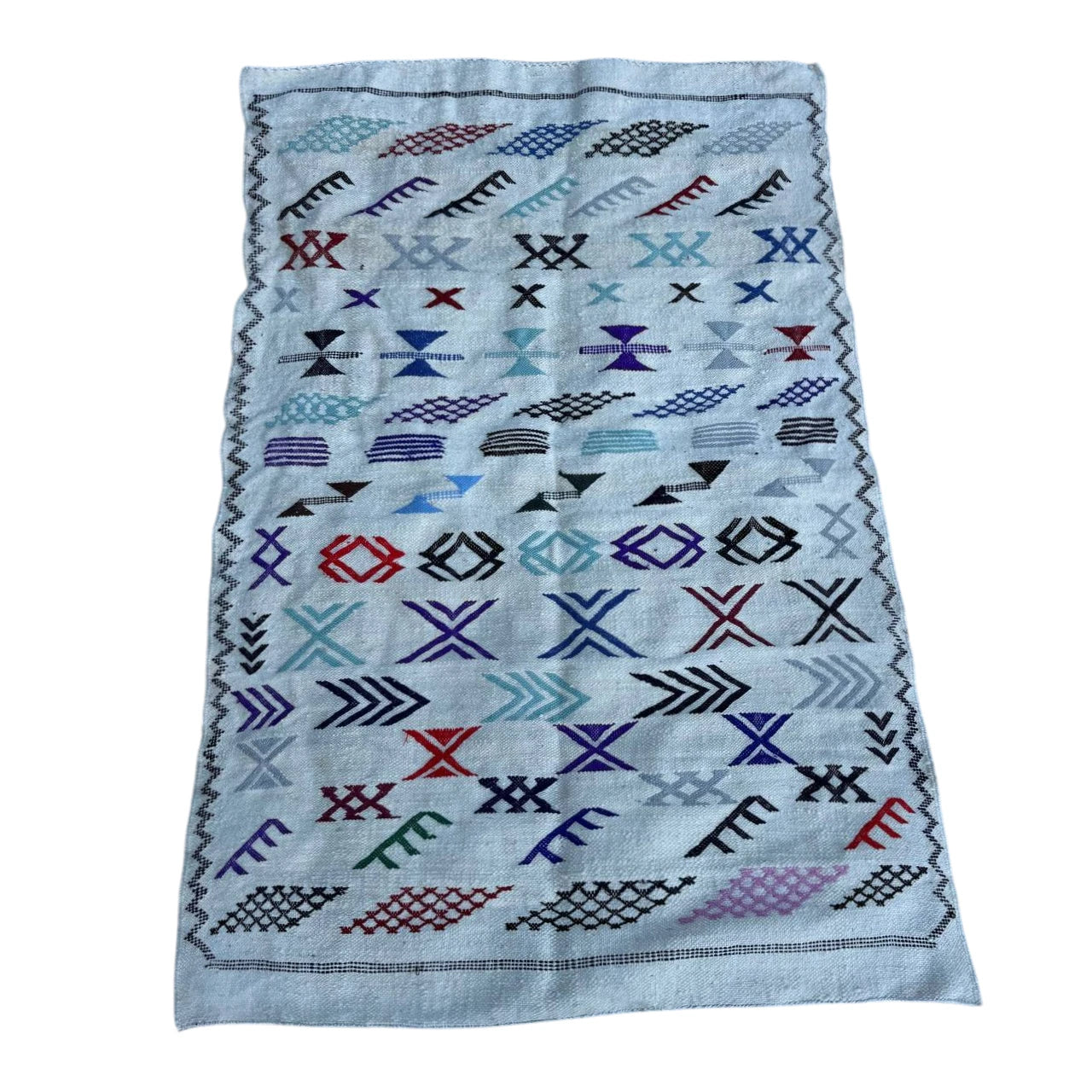 Authentic Moroccan Atlas Berber Rug – Handmade Wool Carpet by Berber Women