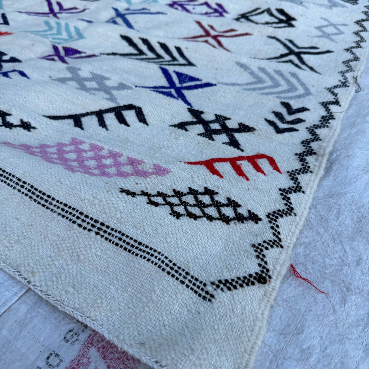 Authentic Moroccan Atlas Berber Rug – Handmade Wool Carpet by Berber Women