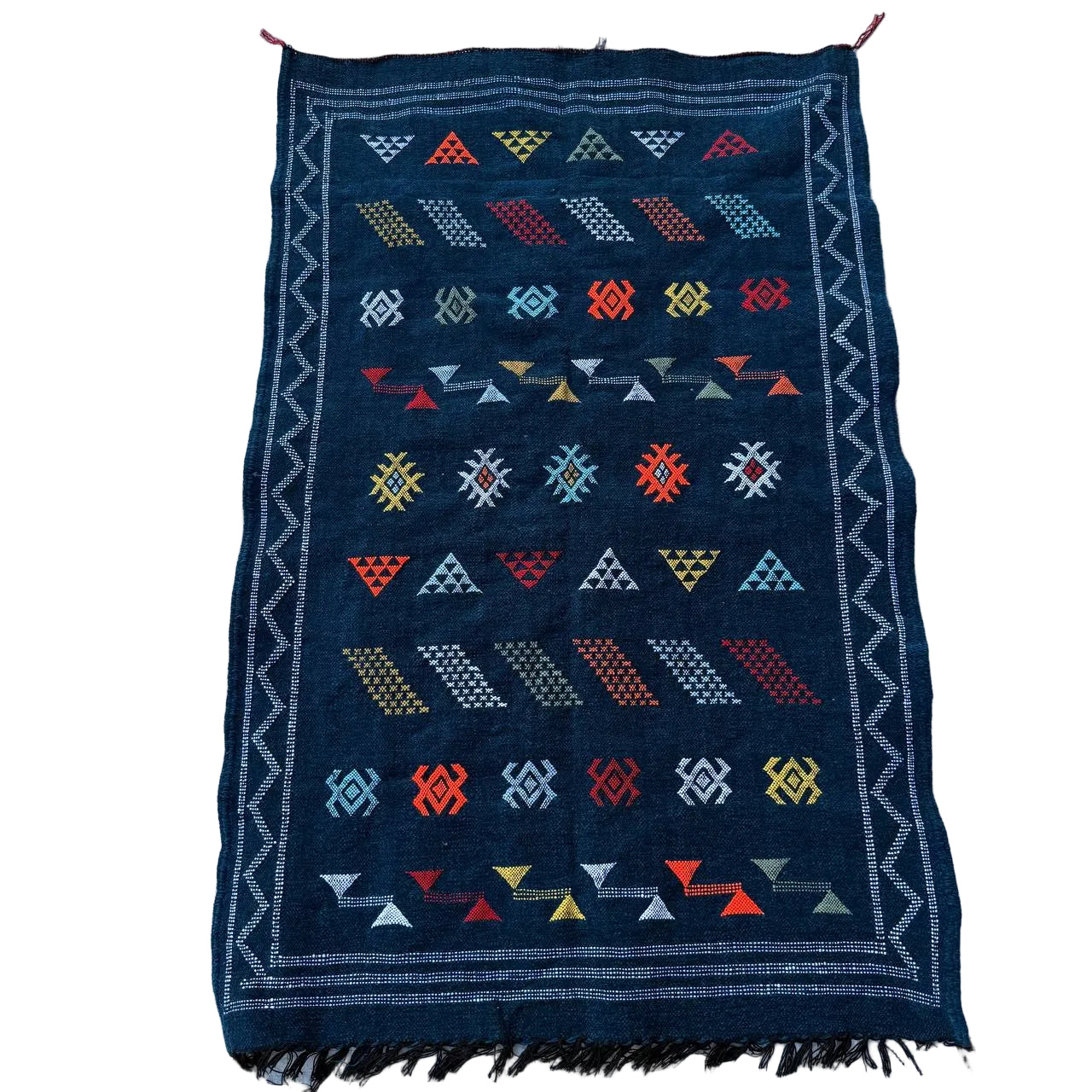 Handcrafted Moroccan Mountain Rug – Authentic Berber Wool Carpet