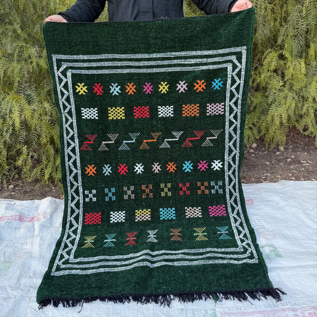 Moroccan Mountain Berber Rug – Handmade Authentic Wool Carpet