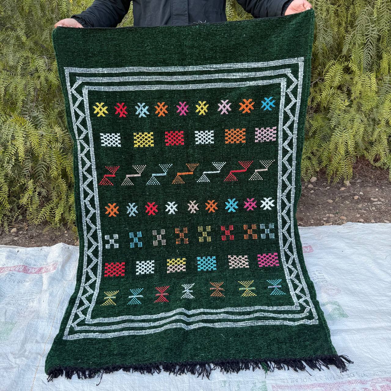 Moroccan Mountain Berber Rug – Handmade Authentic Wool Carpet