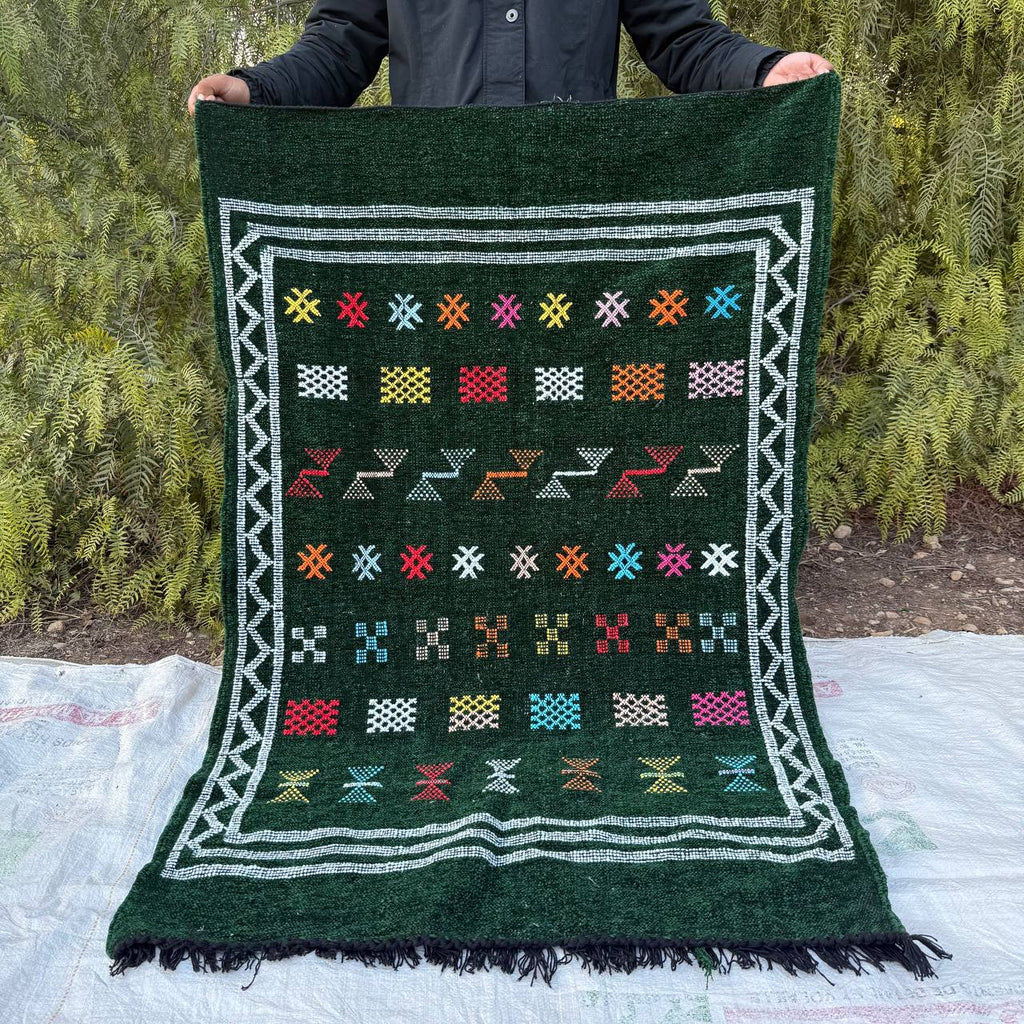 Moroccan Mountain Berber Rug – Handmade Authentic Wool Carpet