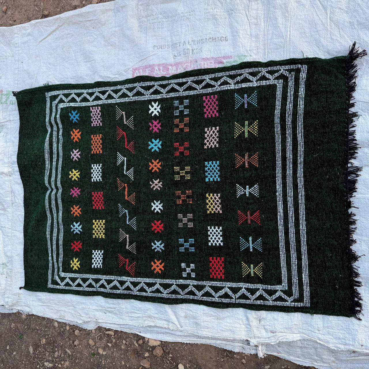 Moroccan Mountain Berber Rug – Handmade Authentic Wool Carpet