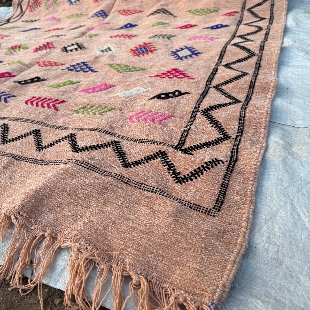 Moroccan Mountain Rug – Authentic Atlas Berber Handmade Wool Carpet