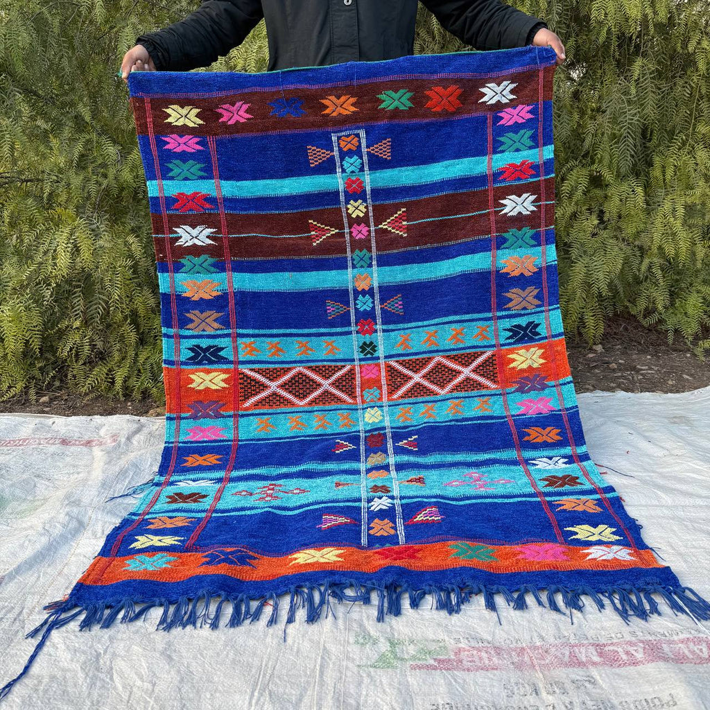 Original Atlas Mountain Berber Rug – Genuine Moroccan Handmade Wool