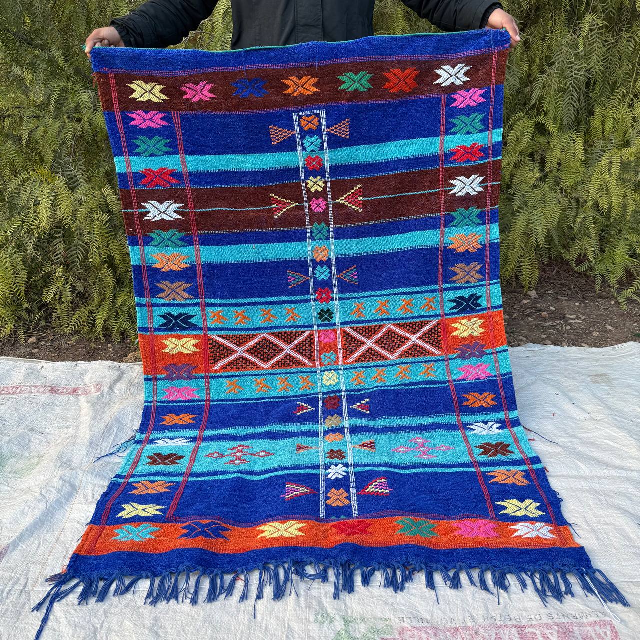 Original Atlas Mountain Berber Rug – Genuine Moroccan Handmade Wool