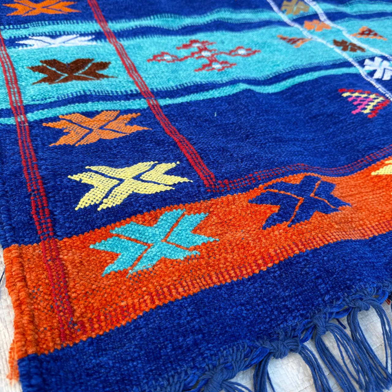 Original Atlas Mountain Berber Rug – Genuine Moroccan Handmade Wool