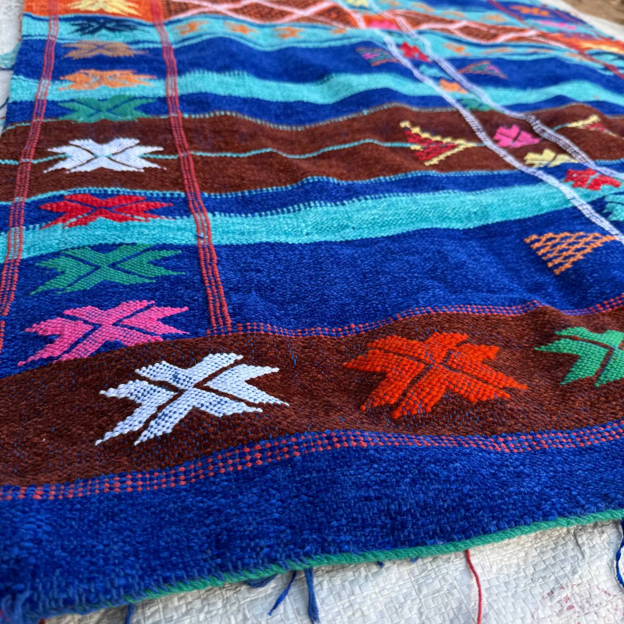 Original Atlas Mountain Berber Rug – Genuine Moroccan Handmade Wool