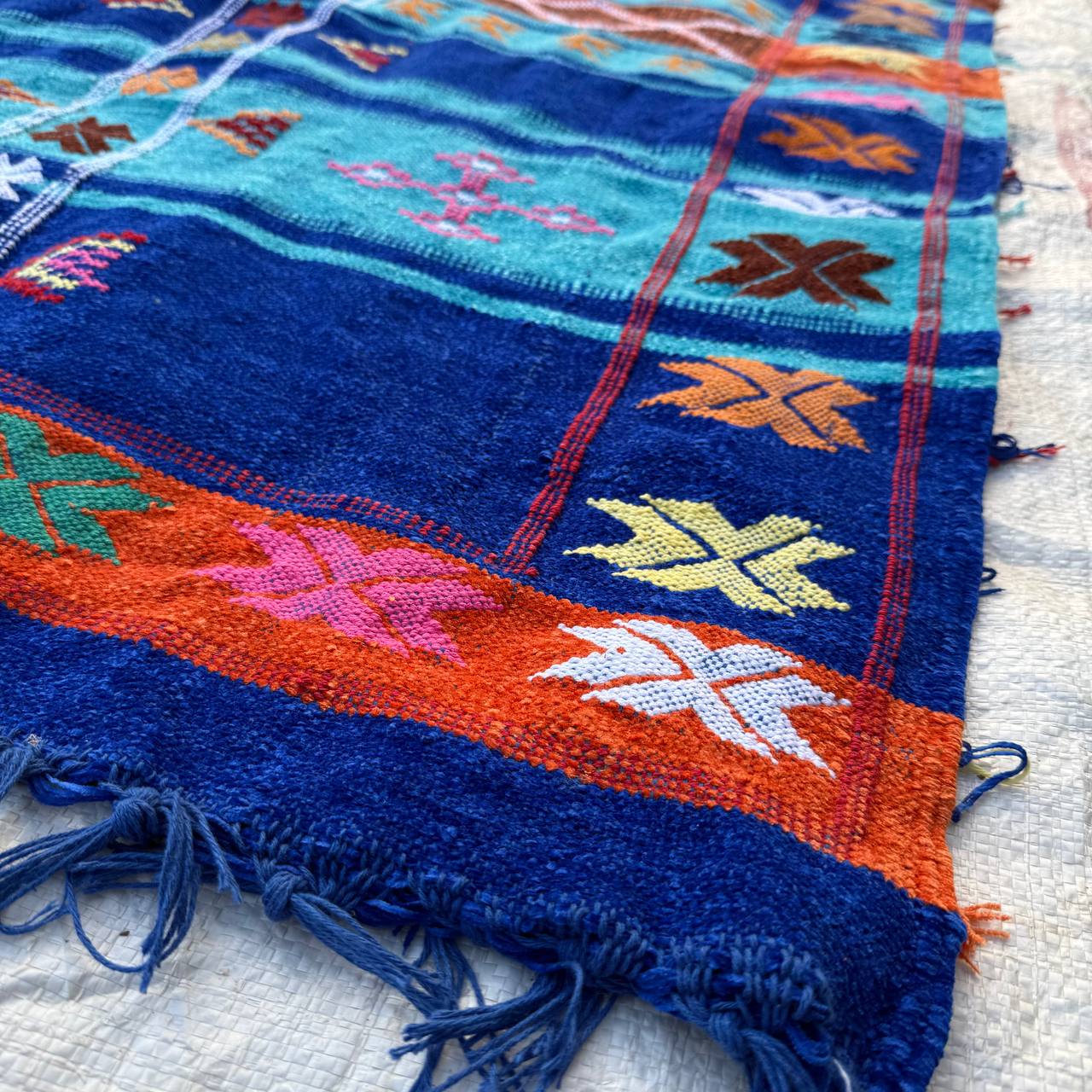 Original Atlas Mountain Berber Rug – Genuine Moroccan Handmade Wool