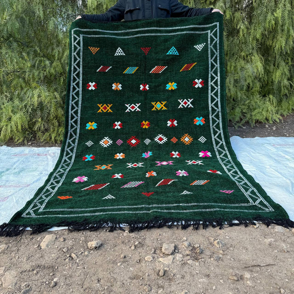 Genuine Moroccan Berber Rug – Atlas Mountain Handmade Wool