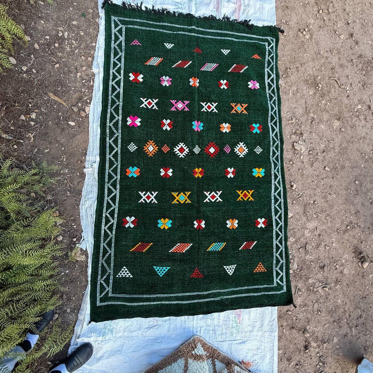 Genuine Moroccan Berber Rug – Atlas Mountain Handmade Wool