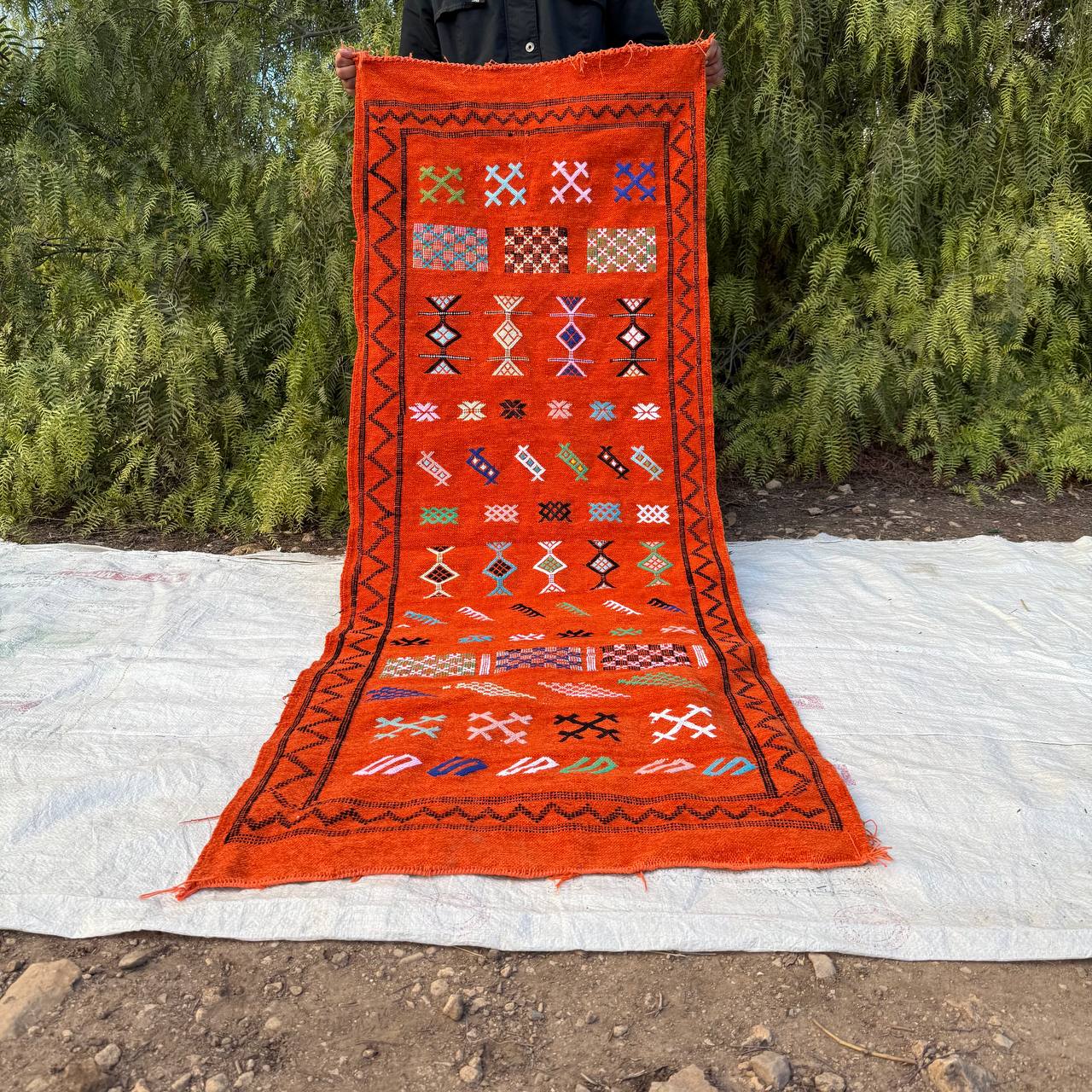 Original Atlas Mountain Berber Rug – Genuine Moroccan Handmade Wool