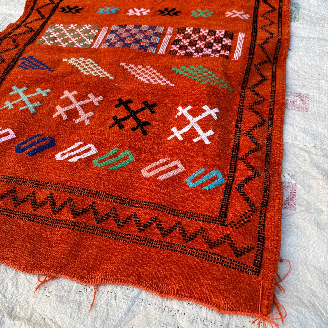 Original Atlas Mountain Berber Rug – Genuine Moroccan Handmade Wool