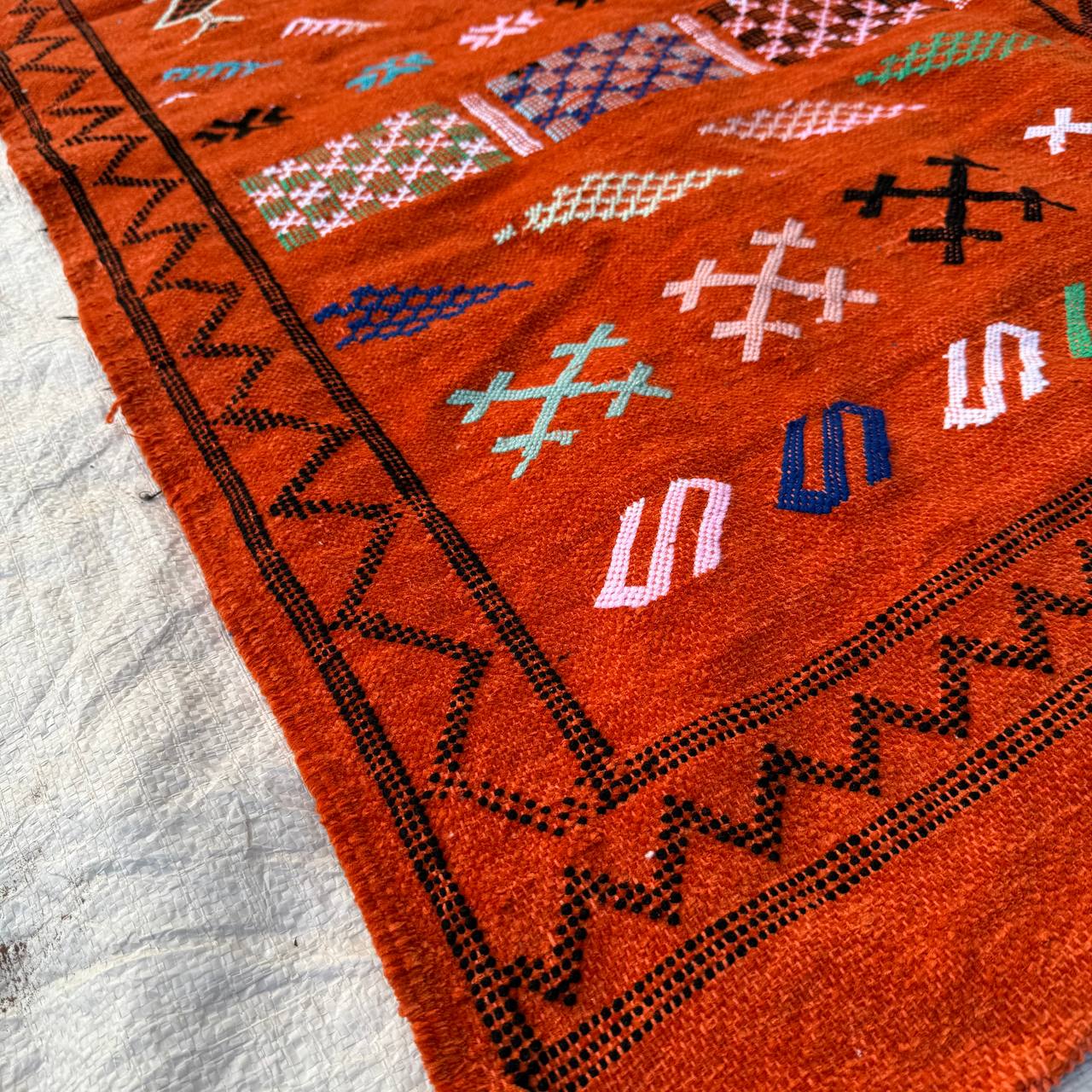 Original Atlas Mountain Berber Rug – Genuine Moroccan Handmade Wool