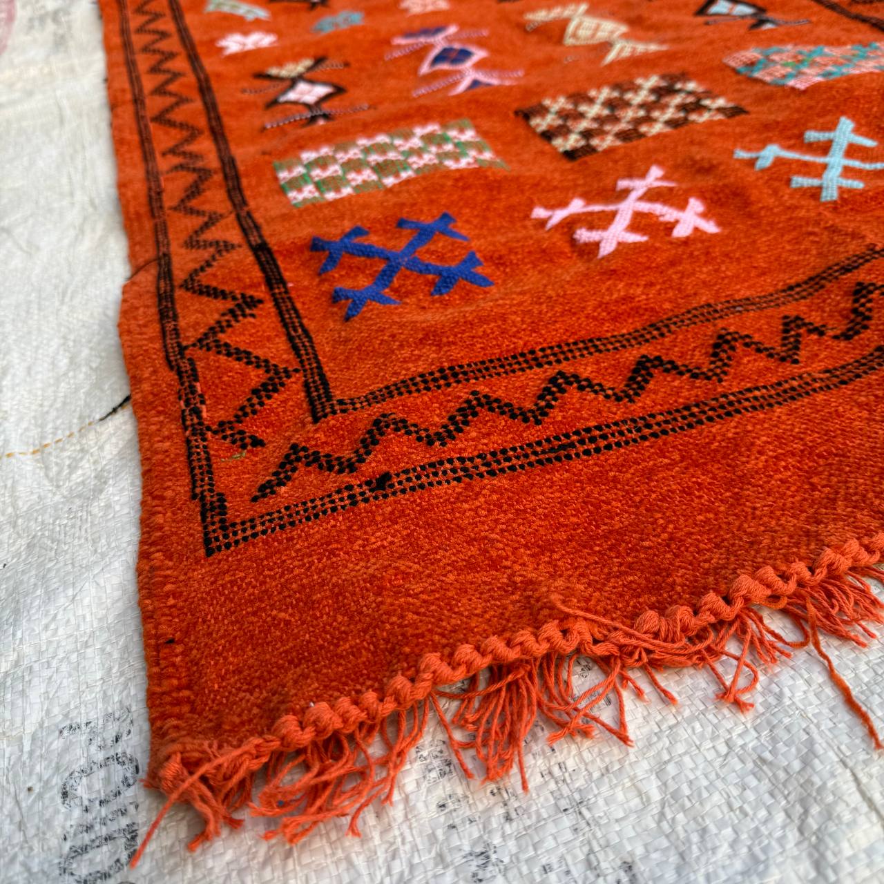 Original Atlas Mountain Berber Rug – Genuine Moroccan Handmade Wool