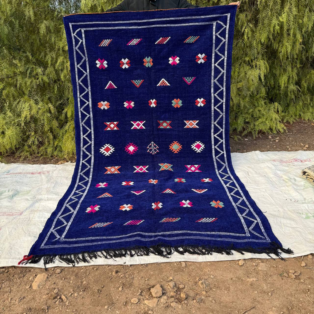 Authentic Moroccan Handmade Rug – Atlas Berber Wool Carpet