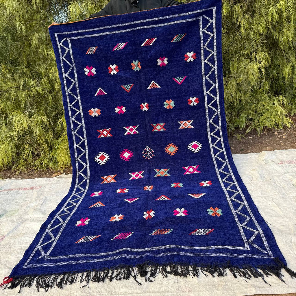 Authentic Moroccan Handmade Rug – Atlas Berber Wool Carpet