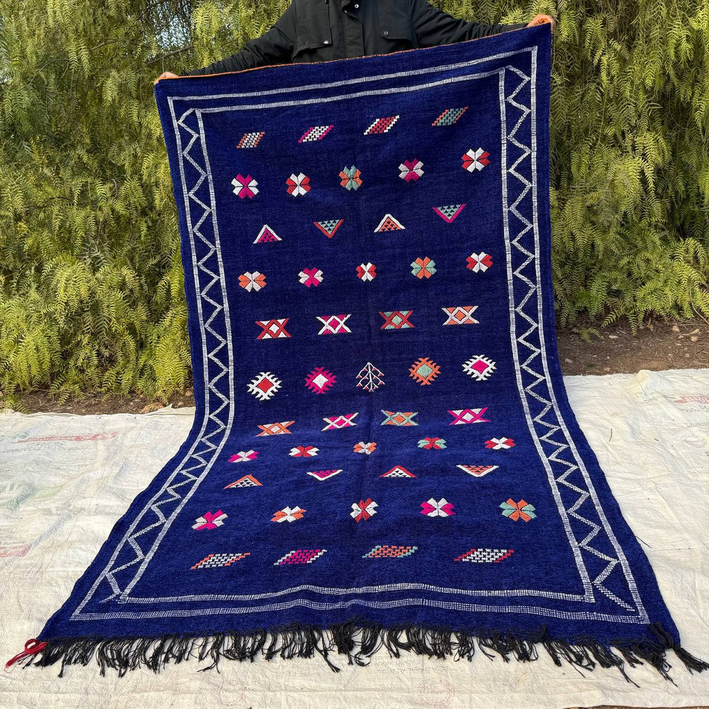 Authentic Moroccan Handmade Rug – Atlas Berber Wool Carpet