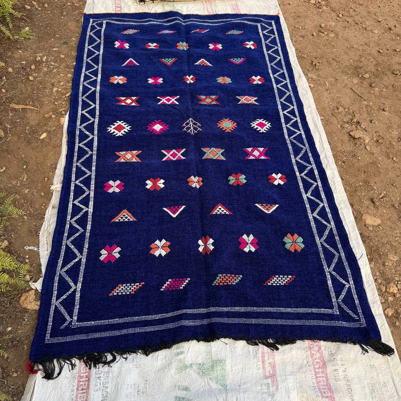 Authentic Moroccan Handmade Rug – Atlas Berber Wool Carpet